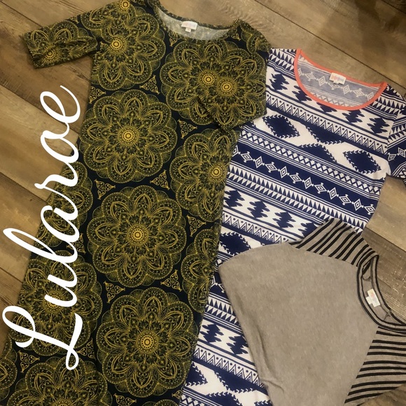 Lularoe Bundle, 2 Dresses & 1 Top - Picture 1 of 4